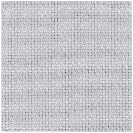 Zweigart, Aïda 16, 6.4pts/cm gris (3251-713)