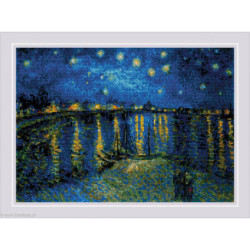 Riolis, kit Starry Night Over the Rhone de Van Gogh (RI1884)
