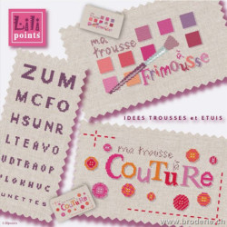 LiliPoints, Grille Idées pour trousse - 3 modèles (PC002)