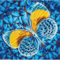 Diamond Dotz, kit diamant niveau 2 - PAPILLON DORE (DD5016)