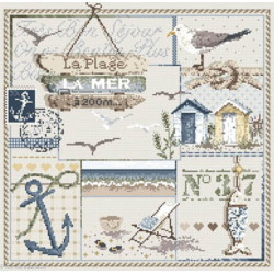 Madame la Fée, grille "La plage à 200 mètres" (FEE137)