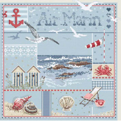 Madame la Fée, grille Air marin (FEE164)