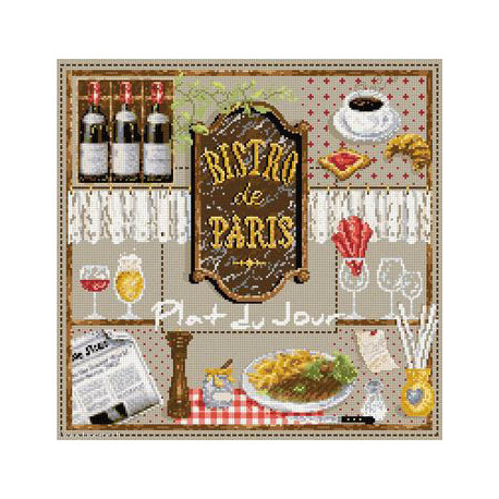 Madame la Fée, grille Bistro de Paris (FEE083)