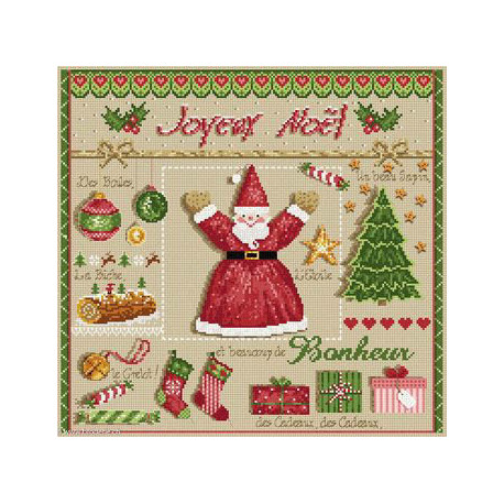 Madame la Fée, grille Joyeux Noël (FEE058)