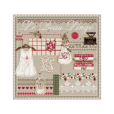 Madame la Fée, grille Le Beau Linge (FEE103)