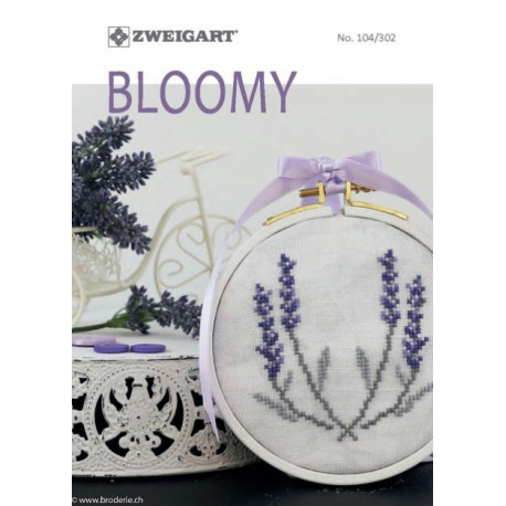 Zweigart, catalogue de modèles Bloomy (104-302)