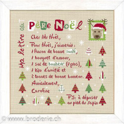 LiliPoints, Grille Lettre au père Noël (N028)