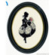 Eva Rosenstand, kit Silhouette dame au bouquet (EV12-494)