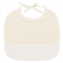 DMC, Bavoir 3 mois éponge beige (DMC-RS1424)