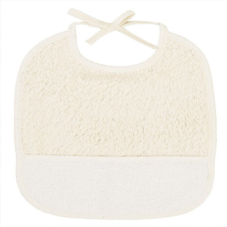 DMC, Bavoir 3 mois éponge beige (DMC-RS1424)