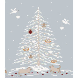 Couleur d'étoile, grille Au pied du sapin (CE0220)