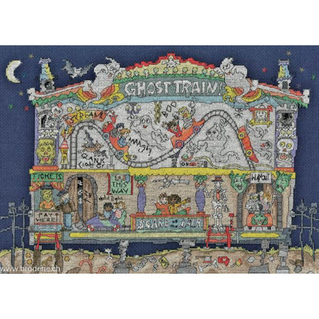 Bothy Threads, kit Cut Thru Ghost Train (BOXCT46)