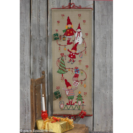 Permin, kit calendrier de l'avent enfants (PE34-3267)