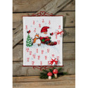 Permin, kit calendrier de L'Avent lutin en ski (PE34-8284)