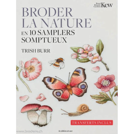 Editions de Saxe, Livre Broder la nature (MLDI408)