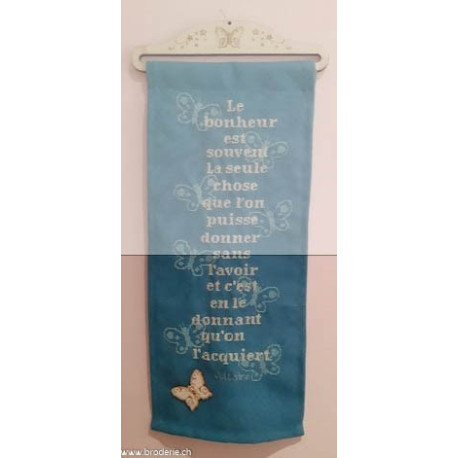 La Cigogne qui brode, grille Le Bonheur (DI-01)