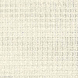 Zweigart, Aïda 4.4 points/cm blanc cassé en 110cm (1007-101)