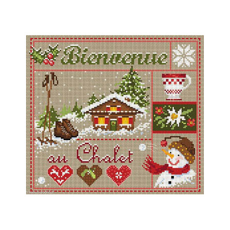 Madame la Fée, grille mini Bienvenue au Châlet (FMINI050)