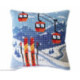 Collection d'Art, kit coussin Télécabine en montagnes (CADE5490)