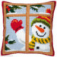 Vervaco, kit coussin au point de croix Bonhomme de neige (PN0008519)