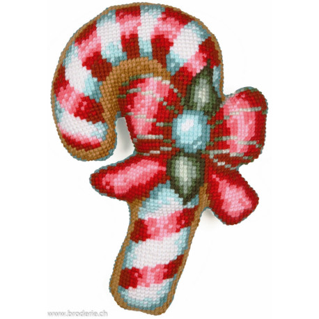 Vervaco, kit coussin Candy Cane (PN0215331)