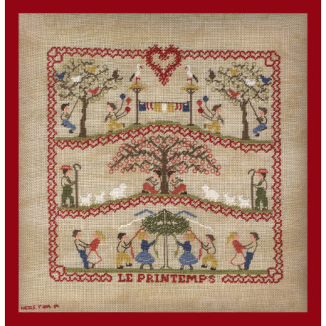 Points Com, grille le printemps (PCO2066)