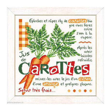 LiliPoints, Grille Gourmandise - Jus de carottes (G044)