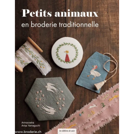 Editions de Saxe, Livre Petits animaux en broderie (JALI374)