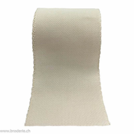 Zweigart, bande à broder Aïda écru 10cm (7195-3)