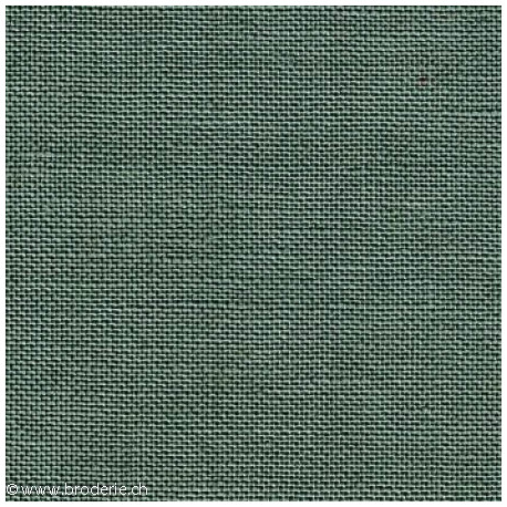 Zweigart, Lin Cashel 11 fils/cm gris-bleu (3281-778)