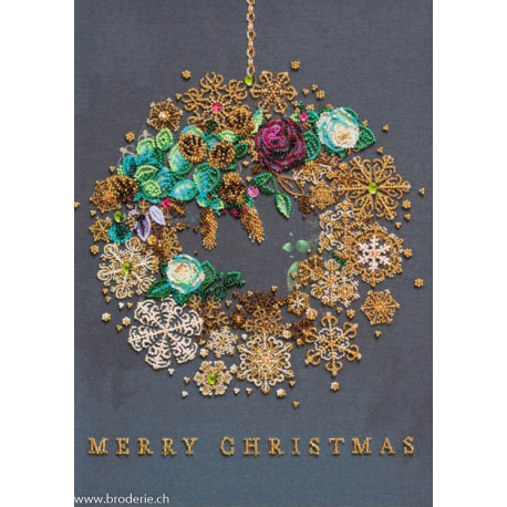 Abris Art, kit perles New year wreath (AAB-828)