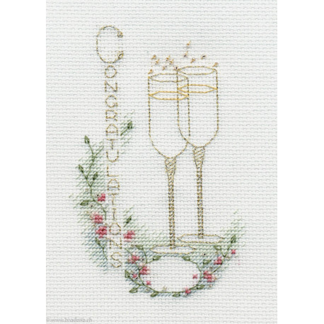 Derwentwater, kit Greeting Card - Congratulations (DWCDG03)