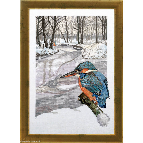 Permin, kit martin-pêcheur en hiver (PE70-4129)