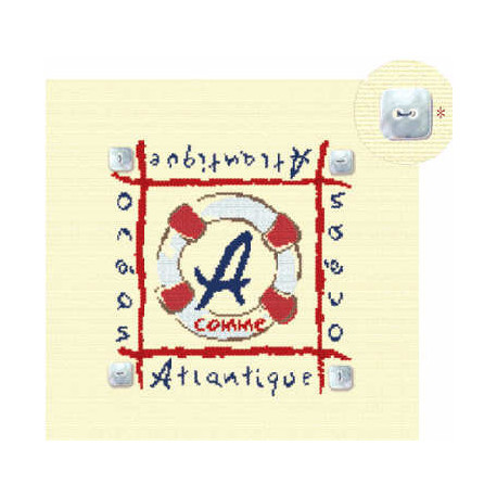 LiliPoints, Grille Atlantique - A comme Atlantique (A001)