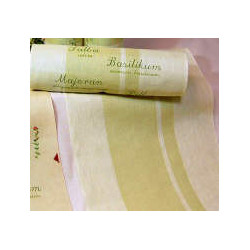 Vaupel, bande à broder Lin 34cm "herbes du jardin" (7032-340-215)