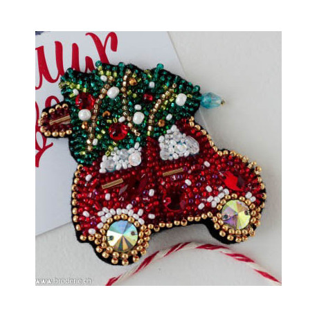 Abris Art, kit perles Décoration - Christmas car (AAD-211)