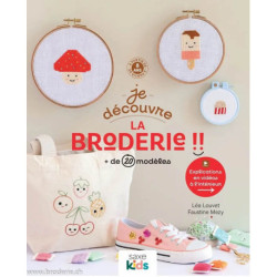 Editions de Saxe, Livre je découvre la broderie (KIDS028)