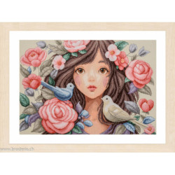 Lanarte, kit Elle a plongé dans les roses (LA0213974)