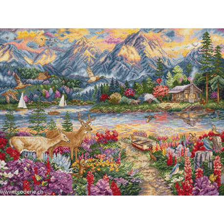 LetiStitch, kit Spring Mountain Majesty (SLETIL9939)