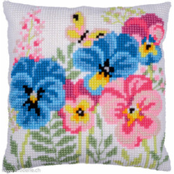 Vervaco, kit coussin Pensées (PN0211633)