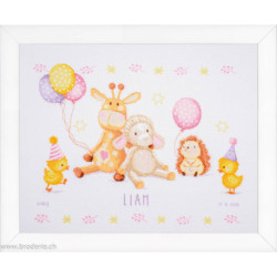 Vervaco, kit naissance Fête des animaux (PN0203120)