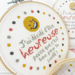 LiliPoints, Kit Citation "j'ai décidé d'être heureuse" (KC06)