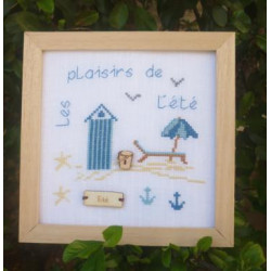 La Cigogne qui brode, grille Les plaisirs de l'été (CIG093)