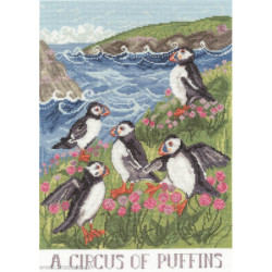 Bothy Threads, kit A Circus Of Puffins (BOXDD9)