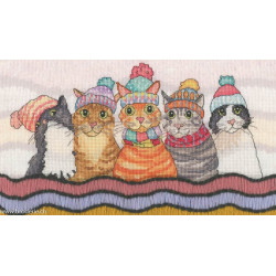 Bothy Threads, kit A Cosy Clowder (BOXEB2)