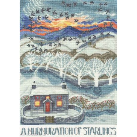 Bothy Threads, kit A Murmuration Of Starlings (BOXDD11)