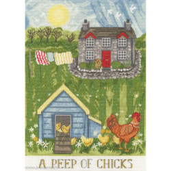 Bothy Threads, kit A Peep Of Chicks (BOXDD12)