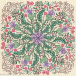 Bothy Threads, kit Swirling Thistles (BOXBUF3)