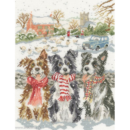 Bothy Threads, kit While Shepherds Watched (BOXHD146)