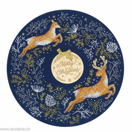 Bothy Threads, kit Woodland Wreath (BOXJS1)